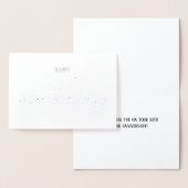 25. Silver Wedding Anniversary Religious Card Folienkarte (Anzeige)