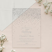 25. Silver Wedding Jubiläum Acryleinladungen