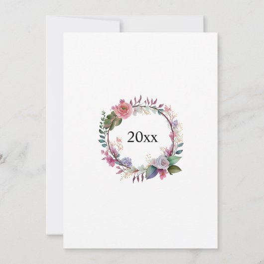 25. Silver Wedding Jubiläum Blues Save The Date (Rückseite)