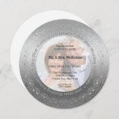 25. Silver Wedding Jubiläum Einladung (Vorne/Hinten)