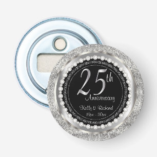 25. Silver Wedding Jubiläum Flaschenöffner