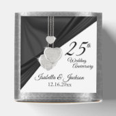 25. Silver Wedding Jubiläum Geschenkschachtel (Oben)