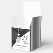 25. Silver Wedding Jubiläum Geschenkschachtel (Geöffnet)