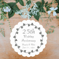 25. Silver Wedding Jubiläum Ivy Wreath
