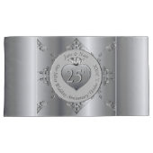 25. Silver Wedding Jubiläum Kissenbezug (Vorderseite-Rechts)