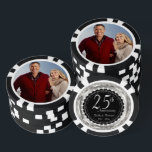 25. Silver Wedding Jubiläum mit Foto Pokerchips<br><div class="desc">Poker Chips. 25. Silver Wedding Anniversary Design. Fügen Sie Ihr Foto hinzu. ✔ HINWEIS: ÄNDERN SIE NUR DIE VORLAGEBEREICHE, DIE SIE BENÖTIGEN! 😀 Sie können den Text bei Bedarf entfernen und neu hinzufügen, was immer Sie möchten und welchen Schriftart Sie möchten. 📌 Wenn Sie weitere Anpassungen benötigen, klicken Sie bitte...</div>