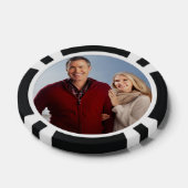 25. Silver Wedding Jubiläum mit Foto Pokerchips (Einzeln)