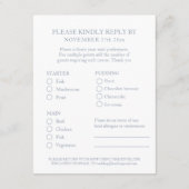 25. Silver Wedding Jubiläum Wahl Begleitkarte (Rückseite)