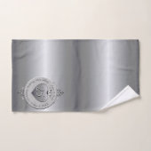 25. Silvery Wedding Jubiläum Badhandtuch Set (Handtuch)