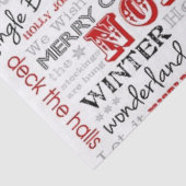 25 Tage Weihnachtsseidenpapier Seidenpapier (Ausschnitt)