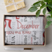 25 Tage Weihnachtsseidenpapier Seidenpapier (Geschenk)