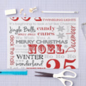 25 Tage Weihnachtsseidenpapier Seidenpapier (Handwerk)