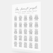 25 Tische Beliebte Personen Acryl Sitzordnung Acrylschild (Winkel)