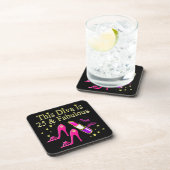 25 UND FABULOUS DAZZLING DIVA DESIGN UNTERSETZER (Rechte Seite)