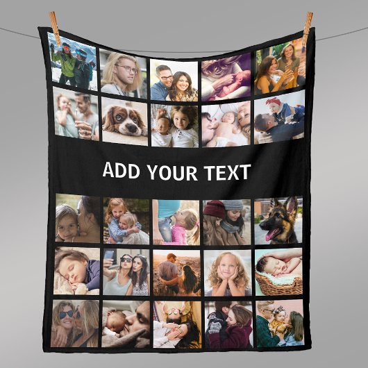 25 Vorlage für die FotoCollage Fleecedecke