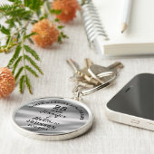 25. WEDDING JAHRESZEITALTER Silver Wedding Editabl Schlüsselanhänger (Seite)