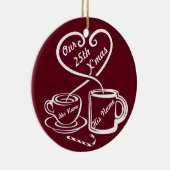 25. Weihnachten Keramikornament (Rechts)