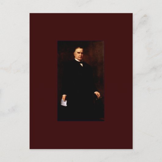 25 William McKinley Postkarte (Vorderseite)