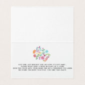 25 x (3 in 1) UAWG/Buchanforderung/Anzeige -IGEL Visitenkarten (Innenseite Aufgefaltet)