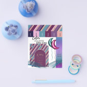 25 x Farbpalette Magenta Aquamariner Anbieter INFO Flyer (Einzeln)