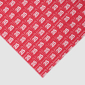 25 zum roten Tissue Paper Seidenpapier (Ausschnitt)