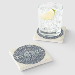 25c Beer Revenue Briefmarke USA Steinuntersetzer