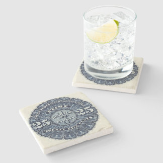 25c Beer Revenue Briefmarke USA Steinuntersetzer