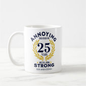 25th Anniversary Gift for couples Kaffeetasse (Links)