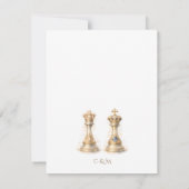 25th Anniversary Memory Cards Elegant Gold Mitteilungskarte (Rückseite)