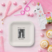 25th Anniversary Party Supplies Wedding Photo Pappteller (Party)