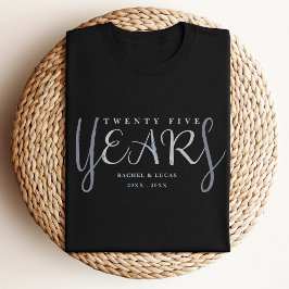 25th Silver Wedding Anniversary Gift T-Shirt