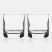 25th Silver Wedding Anniversary Whiskyglas (Links)