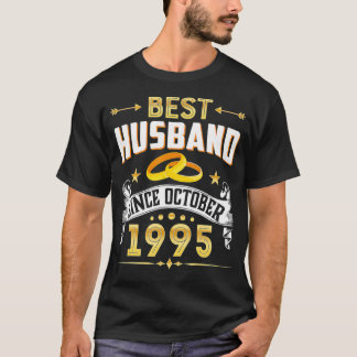 25th Wedding Anniversary Gifts Best Husband Since T-Shirt