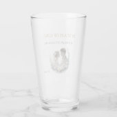 25th Wedding Anniversary Heirloom Celebration Glas (Rückseite)