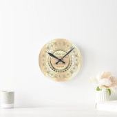 25th Wedding Anniversary Runde Wanduhr (Zuhause)