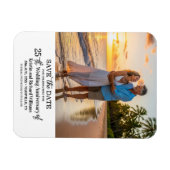 25th Wedding Anniversary Save the Date Photo Magnet (Horizontal)