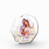 25th Wedding Anniversary Spring Flowers Design Fotoblock (Links)