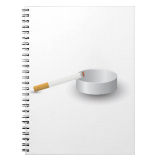 260Ashtray und Zigarette Notizblock