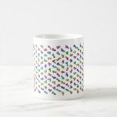 261 Tesseract Nets Rainbow Tasse (Mittel)