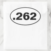 .262 OVALER AUFKLEBER (Tasche)