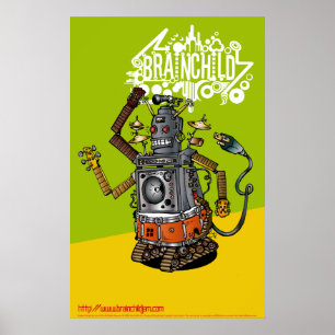 263 Brainchild Robot Poster