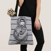 264 - Matrioska BW Tote Bag Tasche (Von Nahem)