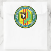 265. RRC - ASA Vietnam Runder Aufkleber (Tasche)