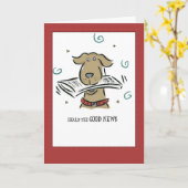 2666 Gute Nachrichten Herzlichen Glückwunsch Karte (Gelbe Blume)