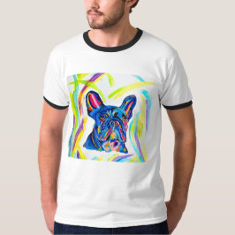 267 - Französischer Bulldog-Liebe-T - Shirt