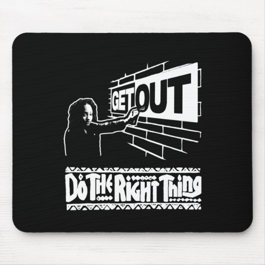 267 Sticker raus Mousepad (Vorne)