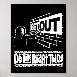 267 Sticker raus Poster