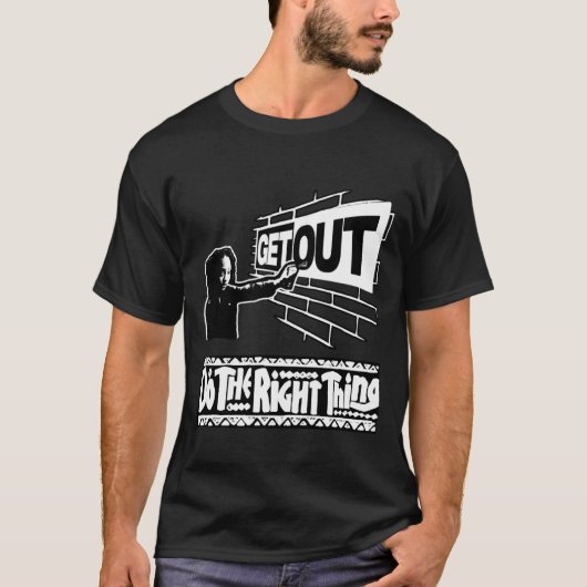 267 Sticker raus T-Shirt (Vorderseite)