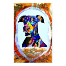 268 - Doberman Liebe Poster