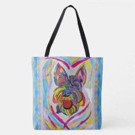 268 - Schnauzer Liebe Tote Bag Tasche